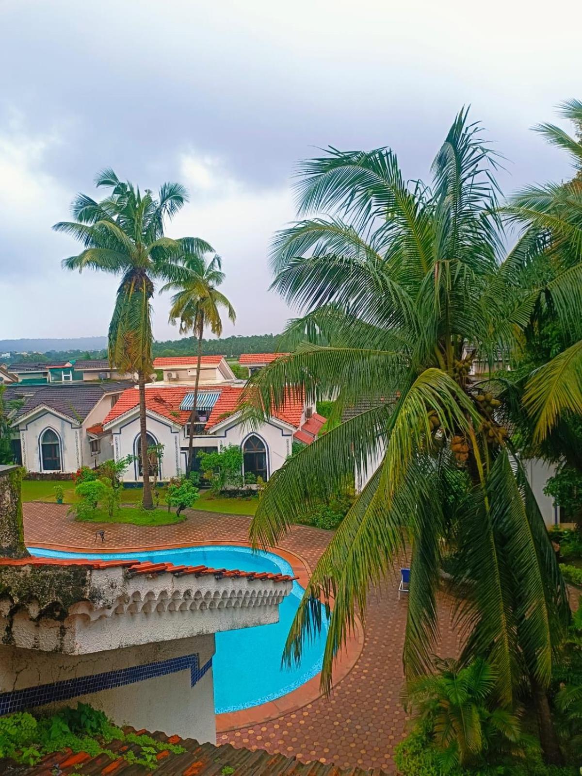 Riviera Palms 1 Luxury 1 Bhk Apartment With Swimmimg Pool View- Arpora - Near Baga Beach オールド･ゴア エクステリア 写真
